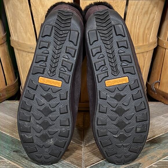 Timberland Mukluk Brown Suede Waterproof Faux Fur Pull On Boots Womens Size 7 - Picture 10 of 11